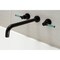 Kingston Brass KS8040DKL Wall Mount Tub Faucet, Matte Black KS8040DKL - alternate 3